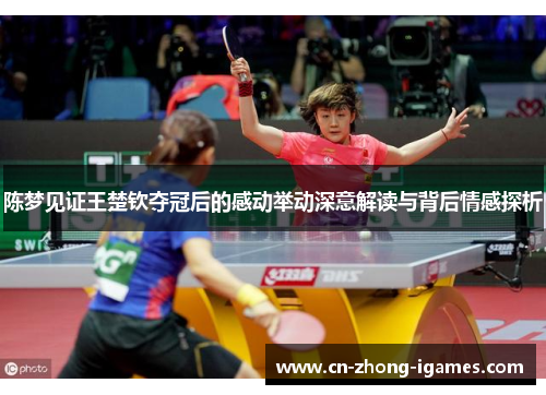 陈梦见证王楚钦夺冠后的感动举动深意解读与背后情感探析